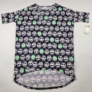 LuLaRoe Irma Disney Nightmare Before Christmas Jack Skellington Womens XS